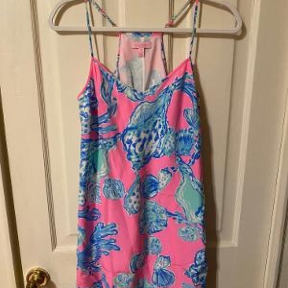 Débardeur Lilly Pulitzer En Soie Magenta Bazaar - Dos Nacre Racerback - Taille XS - Neuf Avec Étiquette (NWT)